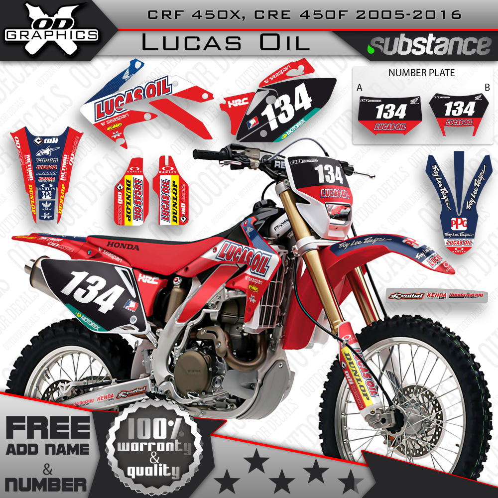 buy graphics kit for CRF 450X 2016 2015 CRF450X factory graphics buy decals for 2014 CRF 450X buy sticker for 2005 CRF 450X Honda 2016 CRF 450X accessories
